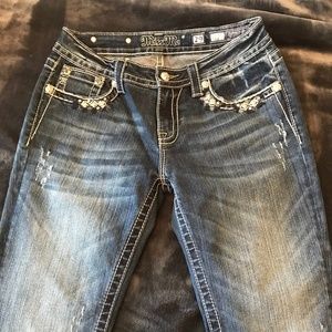 LIKE NEW Miss Me Boot Cut Jeans